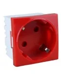 Shucko con protección color rojo
