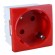 Shucko con protección de 45 x 45. ROJO