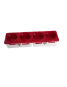 SHUCKO CUADRUPLE PARA PERFIL PLUS ROJO