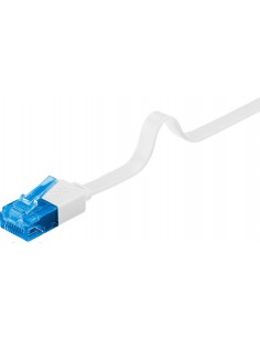 Latiguillo Plano RJ45 Cat6A UTP Blanco (Varias medidas)