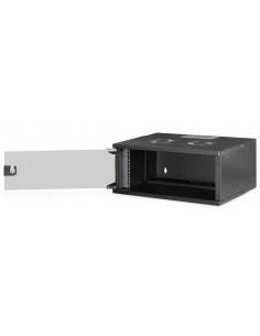 Rack Mural 19" 4U F400mm. Puerta Cristal. 19"