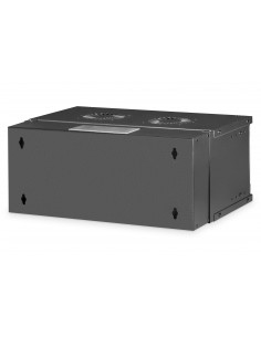 Rack Mural 19" 4U F400mm. Puerta Cristal. 19"