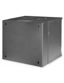 Rack Mural 19" 9U F400mm. Puerta Cristal