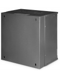 Rack Mural 19" 12U F400mm. Puerta Cristal