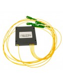 Splitter 1x4 SC/APC monomodo PLC ABS 2,0 mm. 1 metro AMAR
