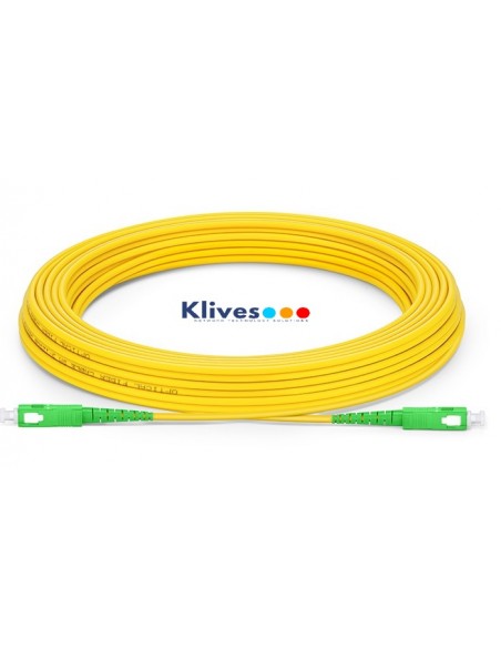 Latiguillo Fibra Óptica monomodo Simples SC-SC APC 10 Metros