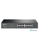 Switch TP-Link 19" 16 puertos, Gigabit, No gestionable, montaje en rack y escritorio