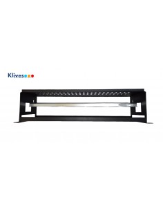 Panel abierto de 19" 3U 21 módulos CARRIL DIN con bandeja para mecanismos VISTA LAD 2