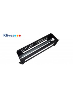 Panel abierto de 19" 3U 21 módulos CARRIL DIN con bandeja para mecanismos VISTA SUP 3