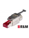 Conector FM45 EL Cat.6A blindado o no blindado AWG22 a 26 IP20 carcasa metálica R&M Slim