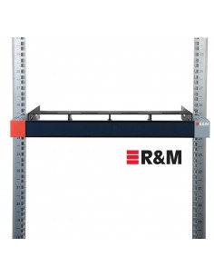 Carcasa Netscale 48 Vacío 1U recto con organizador de cables frontal (FCM) de 80 mm y puerta frontal