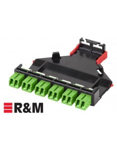 Casete Netscale 48 LC - Duplex 6 puertos Singlemode APC parte posterior