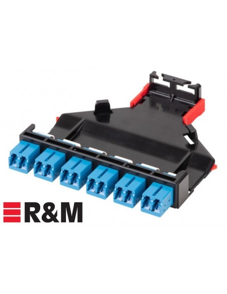 Casete Netscale 48 LC - Duplex 6 puertos Singlemode PC parte posterior