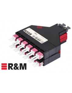 Módulo Netscale 48 MPO-LC 12 puertos OM4 tipo S+ negro inteliPhy