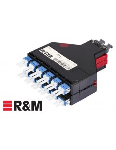 Módulo Netscale 48 MPO-LC 12 puertos Singelmode PC tipo S+ negro inteliPhy