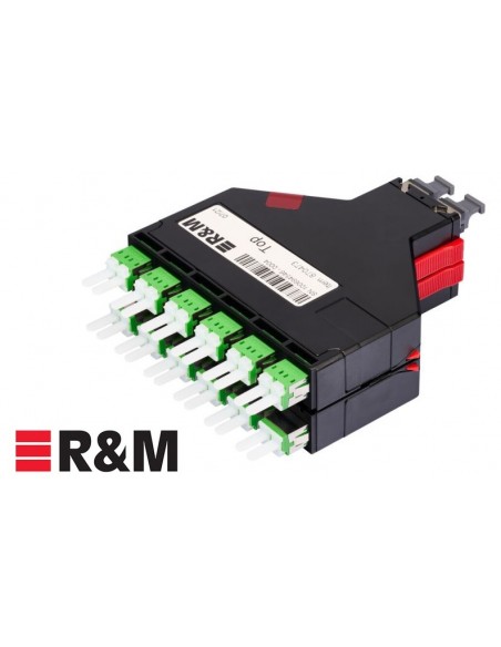 Módulo Netscale 48 MPO-LC 12 puertos Singelmode APC tipo S+ negro inteliPhy