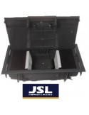 Kit Caja de empotrar en suelo 2 Schukos y 4 RJ45
