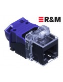 Conector RJ45 CAT6 EL UTP Keystone (Embalaje 10 Uds.)
