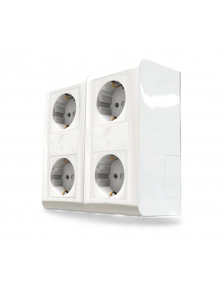 Kit Caja de superficie 4 Schukos