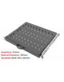 Bandeja Telescópica 1U para Rack suelo. Fijación 4 puntos