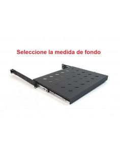 Bandeja Telescópica 1U para MURAL. Fijación 4 puntos.    Varios Fondos