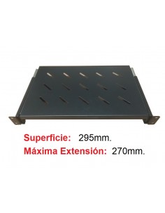 Bandeja Telescópica 19" 1U Fijación Frontal