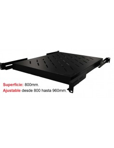 Bandeja Fijación a 4 Perfiles 1U 19" 214.0115.4PSA10