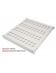 Bandeja F800 Rack Suelo 1U 19" Blanco