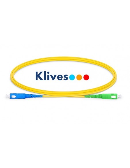 Latiguillo Fibra Óptica monomodo Simples SC/APC-SC UPC 40 Metros