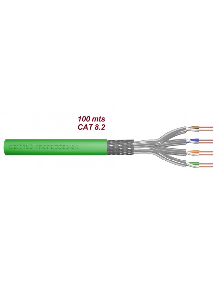 Cable CAT8.2 SFTP 100m LSZH 40Gb. Dca