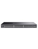 Switch 19” 48 puertos Gigabit Cobre + 4 slot SFP Gestionable. Frontal