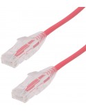 Latiguillo SLIM RJ45 Cat6A UTP 0.15 m Rojo