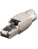 Conector RJ45 macho CAT8.1 Blindado Sin Herramientas
