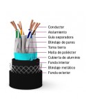 Cable CAT6A U/FTP Ext. 500m ANTIROEDORES. Caracteristicas