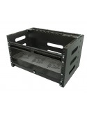 Bastidor mural 19" 6U/4U Negro MONTADO