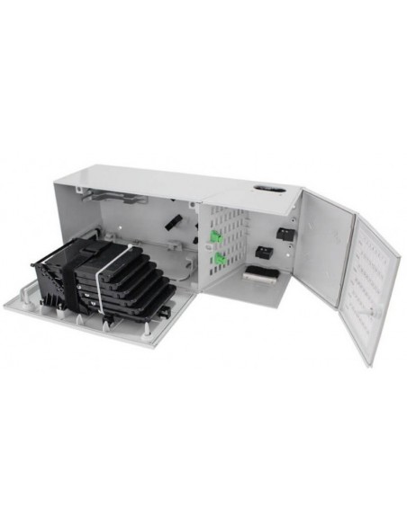 Caja fibra óptica Multioperador 48 SC Simples ó 48LC Dúplex (Conectores SC y Pigtail Incluidos)