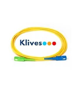 Latiguillo Fibra Óptica monomodo Simples SC-APC/ SC-UPC 25 Metros