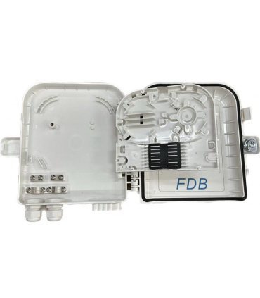 Caja fibra óptica IP65 para 8 SC Simplex