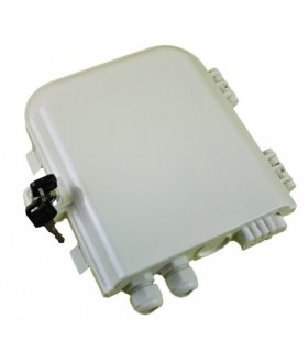 Caja fibra óptica IP65 para 8 SC Simplex