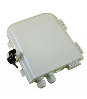 Caja fibra óptica IP65 para 8 SC Simplex