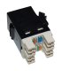 Conector RJ45 CAT6 UTP 180º Negro Hembra