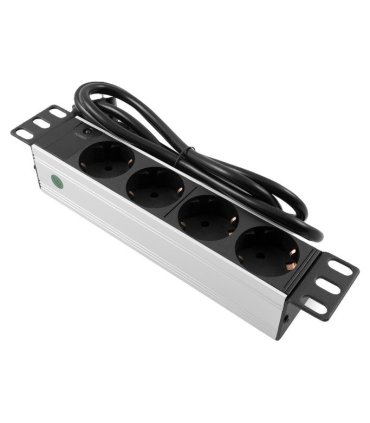 regleta 10' 4 tomas,aluminio