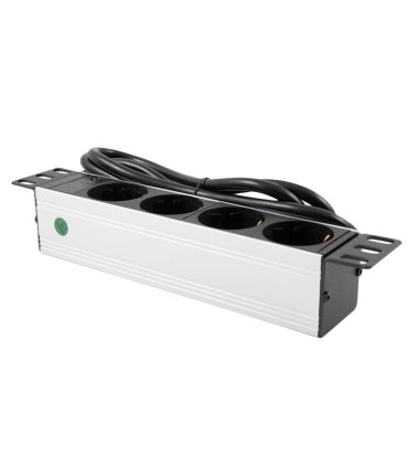 regleta 10' 4 tomas,aluminio