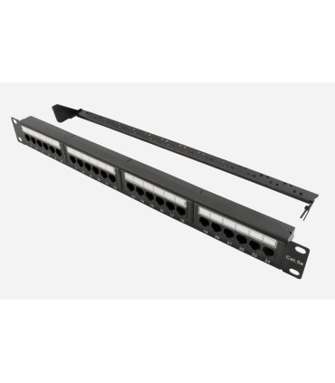 Patch panel 1U 24 puertos RJ45 Cat.5E UTP