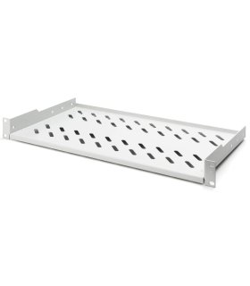 Bandeja 19" 1U F250mm Fijación Frontal. Gris