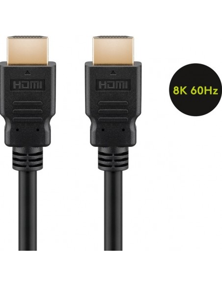 Cable HDMI M/M 5 metros Alta Vel. con Ethernet 8K a 60 Hz