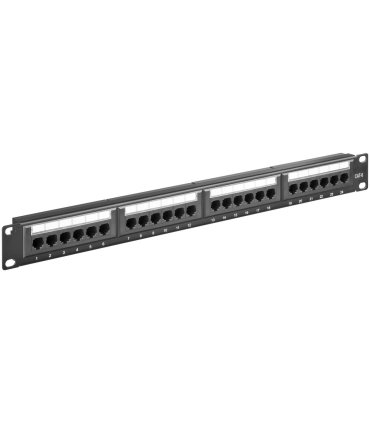 Patch Panel 19" 1U 24 puertos UTP CAT6