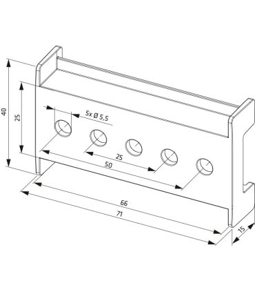 Soporte Adhesivo Termostato stegofix